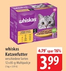 whiskas Katzenfutter bei famila Nordost im Nauen Prospekt für 3,99 €