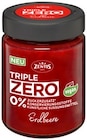 Triple Zero Konfitüre oder 50% weniger Zucker Konfitüre von Zentis im aktuellen REWE Prospekt