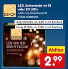LED Lichterdraht Angebot in Quierschied LED Lichterdraht im aktuellen Prospekt bei Netto Marken-Discount in Quierschied