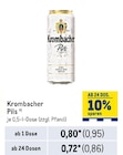 Pils von Krombacher im aktuellen Metro Prospekt für 0,86 €