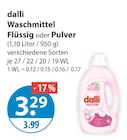 Dalli im V-Markt Prospekt Waschmittel Flüssig von dalli im aktuellen V-Markt Prospekt für 3,29 €