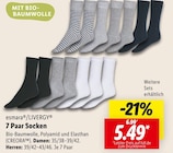 7 Paar Socken Angebote von esmara/LIVERGY bei Lidl Monheim für 5,49 €