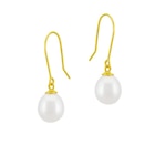 Boucles d'oreilles crochet en or jaune perle de culture - E.Leclerc Boucles d'oreilles crochet en or jaune perle de culture à 71,00 € dans le catalogue E.Leclerc