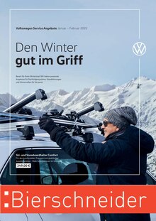 Volkswagen Prospekt für Heidenheim an der Brenz mit 1 Seite Volkswagen Prospekt für Heidenheim an der Brenz: Den Winter gut im Griff, 1 Seite, 01.01.2022 - 28.02.2022