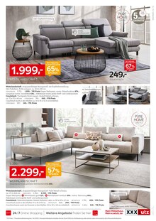 Ecksofa im aktuellen XXXLutz Möbelhäuser Prospekt (Bochum) Ecksofa im XXXLutz Möbelhäuser Prospekt "80 Polstermöbel-Testerinnen und -Tester gesucht!" mit 24 Seiten (Bochum)