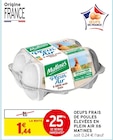 6 gros œufs frais Plein Air - MATINES en promo chez Intermarché 6 gros œufs frais Plein Air - MATINES dans le catalogue Intermarché