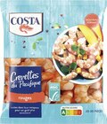 Crevettes cuites rouges du Pacifique surgelées - COSTA à 6,60 € dans le catalogue Géant Casino