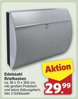 Edelstahl Briefkasten im Angebot bei famila Nordwest in Wilhelmshaven Edelstahl Briefkasten Angebote bei famila Nordwest Wilhelmshaven für 29,99 €