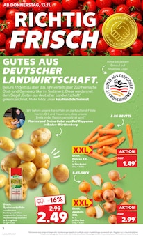 Aktueller Kaufland Prospekt "Aktuelle Angebote" Seite 2 von 62 Seiten für Karlsruhe