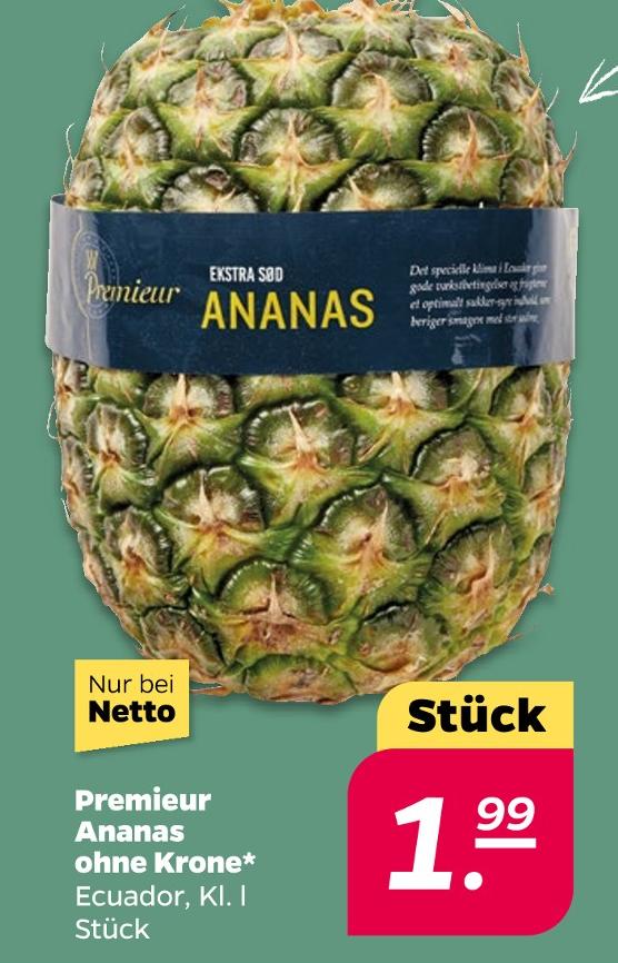 Ananas ohne Krone