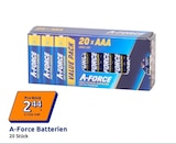 Batterien im Angebot bei Action in Bielefeld Batterien Angebote von A-Force bei Action Bielefeld für 2,44 €