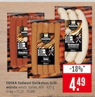 Delikatess Grillwürste Käseknacker im Angebot bei Marktkauf in Neu-Ulm Delikatess Grillwürste Käseknacker Angebote von EDEKA Südwest bei Marktkauf Neu-Ulm für 4,49 €