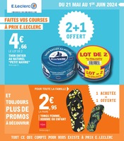 Catalogue Supermarchés E.Leclerc en cours à Nyoiseau et alentours, "Faites vos courses à prix E. Leclerc", 50 pages, 21/05/2024 - 01/06/2024