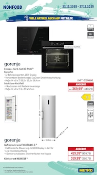 Backofen im METRO Prospekt "Wochenangebote SCO + Gewinnspiel + Markets" mit 29 Seiten (Bremerhaven)