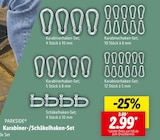 Karabinerhaken-Set Angebote von PARKSIDE bei Lidl Bochum für 2,99 €