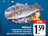 Aktuelle Fisch Angebote bei EDEKA in Leipzig Aktuelles Wolfsbarsch Angebot bei EDEKA in Leipzig ab 1,59 €