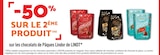 -50% sur le 2ème produit sur les chocolats de pâques lindor de Lindt à Netto dans Franxault