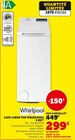 Lave-linge top 6 kg - Whirlpool en promo chez Hyper U Caen à 299,00 €