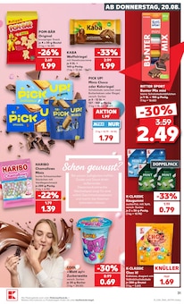 Kaugummi Angebot im Kaufland Prospekt, gültig von 17.08.2026 bis 19.08.2026 Kaugummi Angebot im aktuellen Kaufland Prospekt auf Seite 42