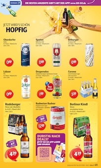 Bier im aktuellen Getränke Hoffmann Prospekt (Detmold) Bier im Getränke Hoffmann Prospekt "Aktuelle Angebote" mit 9 Seiten (Detmold)