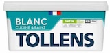Peinture(d) cuisine et salle de bains blanc satin 2,5 L - Tollens - Castorama à Marseille Peinture(d) cuisine et salle de bains blanc satin 2,5 L - Tollens en promo chez Castorama Marseille à 37,90 €