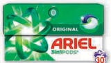 Lessive Pods 3 en 1 Original - Ariel en promo chez U Express Reims à 7,68 €