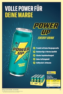 Energydrink im aktuellen METRO Prospekt (Ansbach) Energydrink im METRO Prospekt "Monatsmix + Gewinnspiel" mit 20 Seiten (Ansbach)