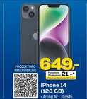 iPhone 14 Angebote von Apple bei EURONICS Lüdenscheid für 649,00 €