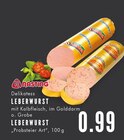 Delikatess Leberwurst oder Grobe Leberwurst Angebote von Rasting bei E center Essen für 0,99 €