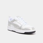 Tennis Rebound V6 Puma gris argent femme en promo chez La Halle Tennis Rebound V6 Puma gris argent femme dans le catalogue La Halle