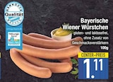 Bayerische Wiener Würstchen von  im aktuellen EDEKA Prospekt für 1,11 €
