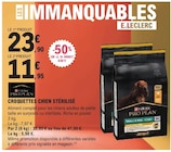 Promo Croquettes Chien Stérilisé à 11,95 € dans le catalogue E.Leclerc à Bellaing