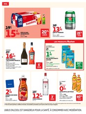 Promos Bière dans le catalogue "XXL" de Auchan Hypermarché Bière en promo dans le catalogue Auchan Hypermarché à la page 6