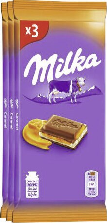 Milka caramel - Géant Casino à Le Chesnay Milka caramel en promo chez Géant Casino Le Chesnay à 1,83 €