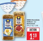 Vollkorn-Toast Angebote von EDEKA Herzstücke bei Marktkauf Reutlingen für 1,19 €