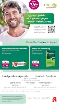 Aktueller mea - meine apotheke Prospekt "Unsere August-Angebote" für Rottenburg (Laaber) Aktueller mea - meine apotheke Prospekt für Rottenburg (Laaber) mit Seiten