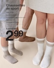 Promo Chaussettes de sport à 2,99 € dans le catalogue Zeeman à Lanvallay
