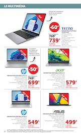 Promos Ordinateur Portable dans le catalogue "Hyper U" de Hyper U Ordinateur Portable en promo dans le catalogue Hyper U à la page 12