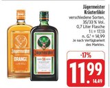 Kräuterlikör Angebote von Jägermeister bei EDEKA Suhl für 11,99 €