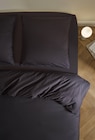 Housse de couette unie percale de coton 100% coton bio GOTS en promo chez Monoprix Grenoble Vallier Saint-Martin-d'Hères à 31,49 €