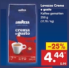 Crema e gusto Angebote von Lavazza bei Netto Marken-Discount Braunschweig für 4,44 €