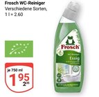 WC-Reiniger im Angebot bei GLOBUS in Wiesbaden WC-Reiniger Angebote von Frosch bei GLOBUS Wiesbaden für 1,95 €