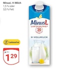H-Milch 1,5 % Fett im Angebot bei GLOBUS in Saarlouis H-Milch 1,5 % Fett Angebote von MinusL bei GLOBUS Saarlouis für 1,29 €