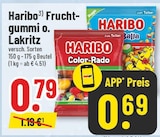 Fruchtgummi o. Lakritz Angebote von Haribo bei Trinkgut Lippstadt für 0,69 €