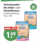 Bio Hafer- oder Dinkelflocken von Heimatzauber im aktuellen V-Markt Prospekt für 1,49 €