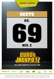 Westlotto Prospekt für Bretthausen: "Heute rd. 69 Mio. €", 3 Seiten, 30.10.2024 - 01.11.2024