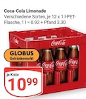 Coca-Cola im Angebot bei GLOBUS in Schwalbach Coca-Cola Angebote bei GLOBUS Schwalbach für 10,99 €