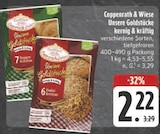 Unsere Goldstücke kernig & kräftig Angebote von Coppenrath & Wiese bei E center Hof für 2,22 €