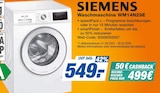 Waschmaschine WM14N29E im Angebot bei expert in Bamberg Waschmaschine WM14N29E Angebote von Siemens bei expert Bamberg für 499,00 €