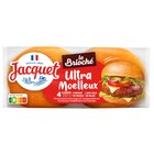 Burger ultra moelleux - JACQUET en promo chez Carrefour Burger ultra moelleux - JACQUET dans le catalogue Carrefour